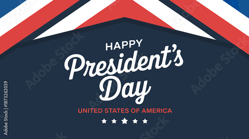 Happy Presidents Day Greeting Card for United States