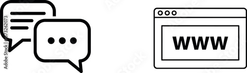 Online communication through web browser