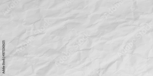 Crumpled white paper background texture. Grunge wrinkled white color paper textured background