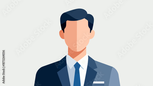 Illustration of a man in a suit