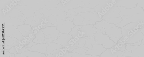 Empty white gray color texture pattern cement wall studio background.