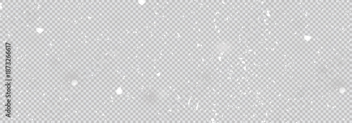 Snowfall overlay. Festive snowfall overlay. Square vector illustration.
