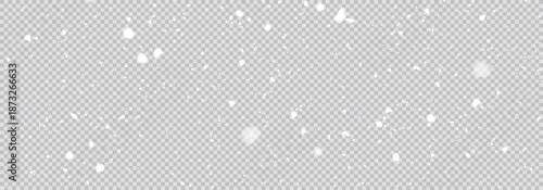 Snowfall overlay. Festive snowfall overlay. Square vector illustration.
