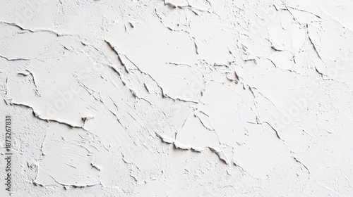 White plastered wall background