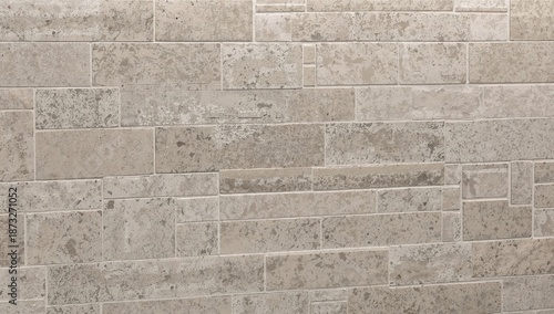 Beige Marble Tiles Arranged in a Neat Layout in a Home Construction Project