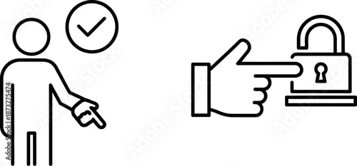 Secure authentication process illustrated