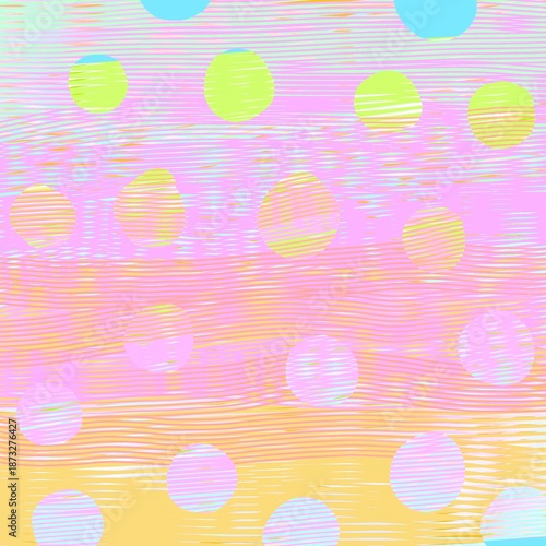 Colorful pastel abstract background. Playful Texture expression wallpaper. Minimal craft design.