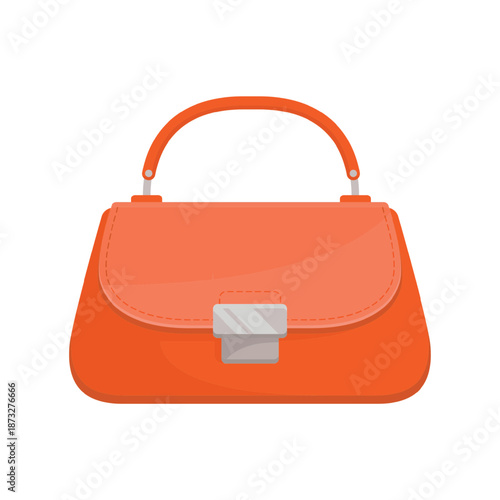 Orange Handbag Accessory Fashion Female