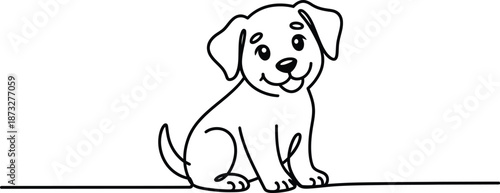 Puppy vector