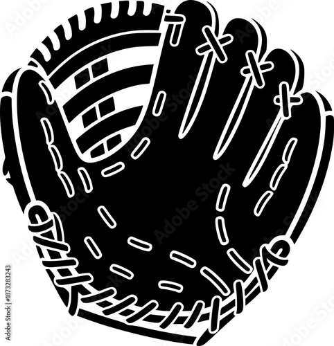 baseball glove icon vector illustration
