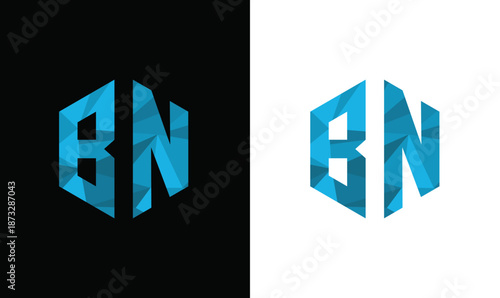 Brand name logo using abstract background # 3