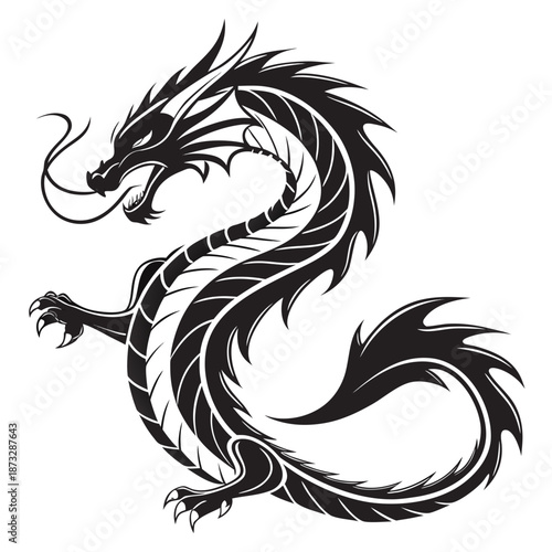 Wallpaper Mural dragon tattoo design Torontodigital.ca