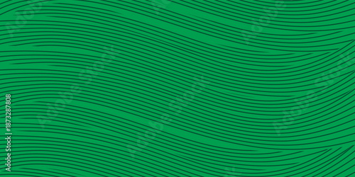 farm green banner, organic abstract background with fields. wavy green lines, natural organic products. ecology background. striped farmer green Pattern