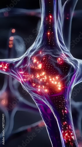 Colorful Neurons Interacting in a Neural Network