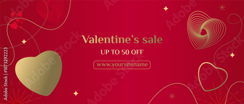 Happy Valentine s Day. Concept for Valentine s Day cards, love messages, backgrounds, social media, web banners, and marketing. Give the gift of love. Vector illustration.