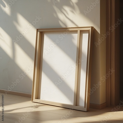 empty frame on a wall
