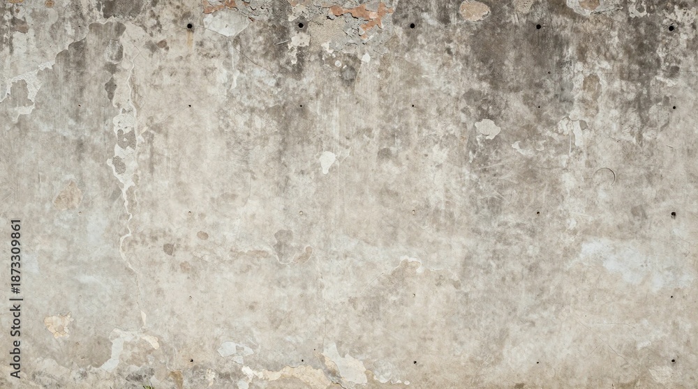 Obraz premium Weathered and distressed concrete wall texture with subtle color variations and imperfections, perfect for backgrounds and design projects
