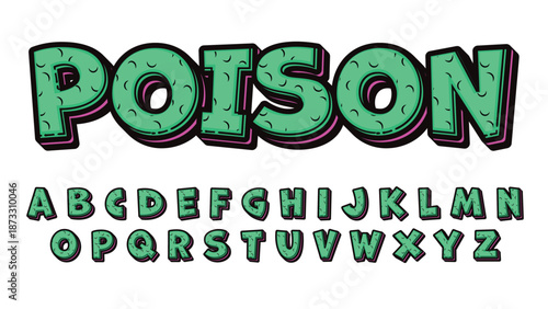 Green Zombie Ooze Text Effect