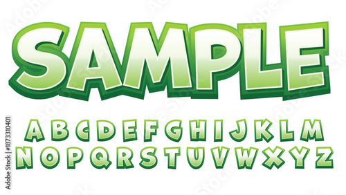 Fresh Mint Green Text Effect