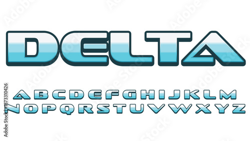 Clean Cyan Laboratory Text Effect