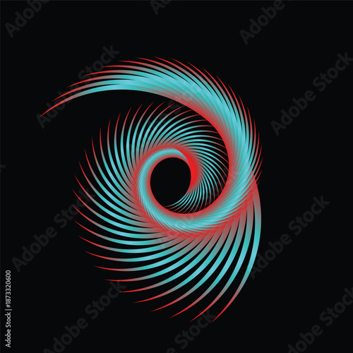 abstract spiral vortex