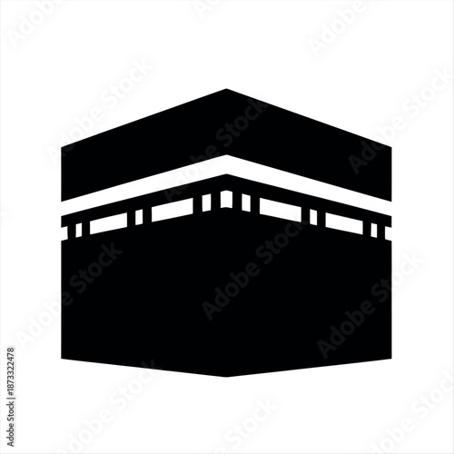 Iconic structure of the Kaaba Vector