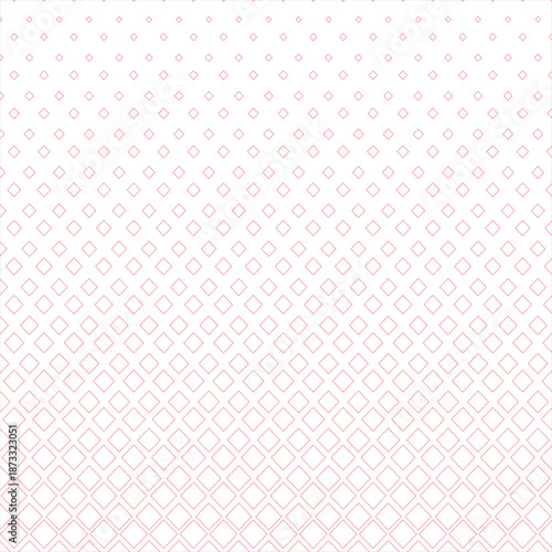 simple red color small square halftone pattern red diamond fade abstract geometric composition. Eps 10
