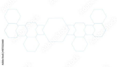 Abstract colorful modern 3d out color line cube hexagon design technology honeycomb texture vector background.