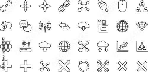 Colorful vector design with basic shapes and typography in cmyk model