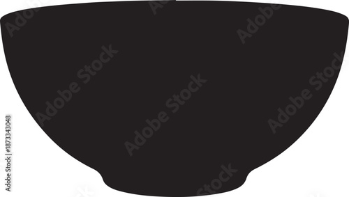 Black vase solid shape container