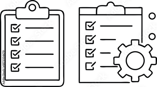 vector illustration of clipboard
