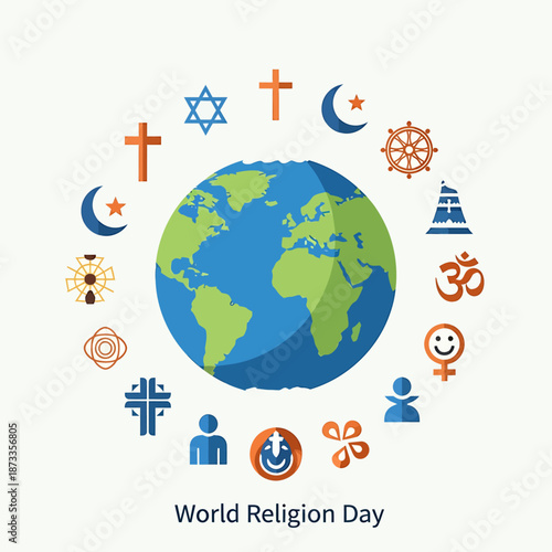 Celebrating World Religion Day with Symbols of Faith and Unity