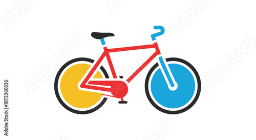 bicycle icon vector illustration