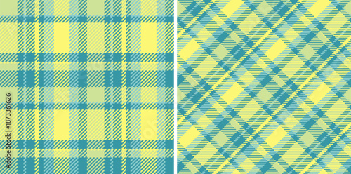 Background textile seamless of fabric texture check with a pattern vector tartan plaid. Set in neon colors of picture frame ideas.