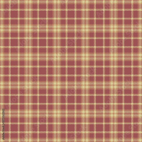 Show fabric vector plaid, mature background textile seamless. Invitation tartan pattern check texture in red and yellow colors.