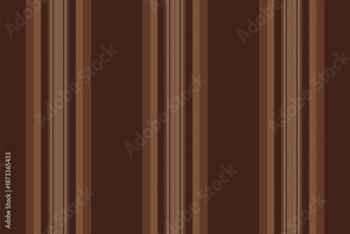 Cross background texture lines, soft pattern seamless vector. Yard stripe fabric textile vertical in dark and orange colors.