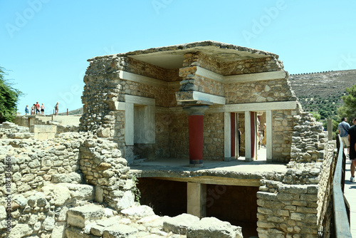 Tableau sur toile Knossos Palace in Knossos, Greece