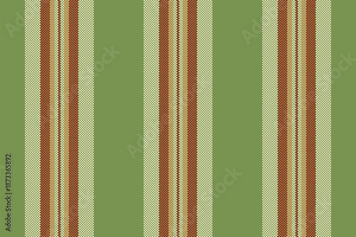 Gndependence day background fabric texture, identity textile lines seamless. Sovering pattern stripe vertical vector in green and light colors.
