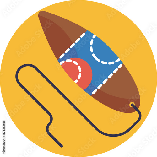 Bullroarer – A traditional Aboriginal Australian ceremonial instrument, the bullroarer symbolizes ancient spiritual practices and communication through sound.