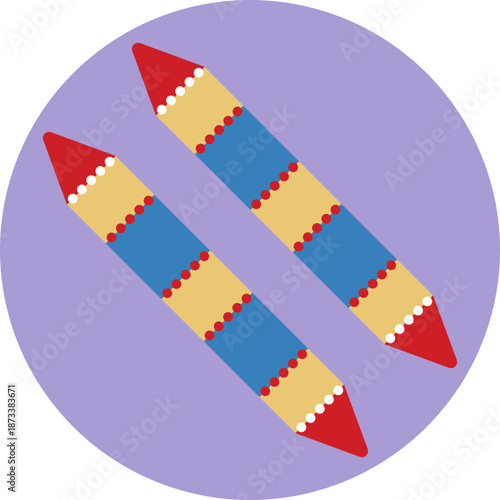 Clapstick – An icon representing a traditional Aboriginal percussion instrument used to keep rhythm in ceremonies, music, and storytelling.