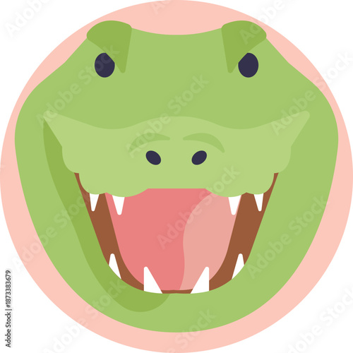 A simple representation of a crocodile, symbolizing Australia’s iconic wildlife and the powerful reptiles found in its northern rivers and wetlands.