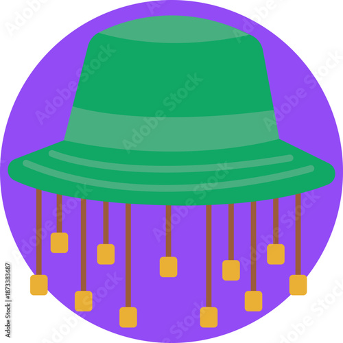 Wide-Brim Hat – An icon representing a classic Australian outback hat, symbolizing protection from the sun and rural outdoor life.