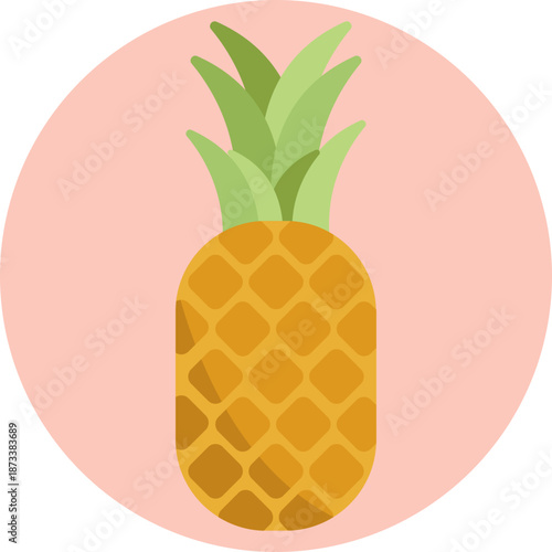 A simple pineapple symbol representing Australia’s tropical regions, commonly associated with Queensland’s warm climate and local produce.