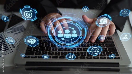 Photos CRM platforms improve customer relationships through data analysis, CRM communication tools, and automation