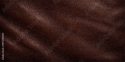 A vintage brown leather texture background features a natural rough pattern on a luxury animal skin material surface with a macro grunge textile design for a rustic fashion backdrop