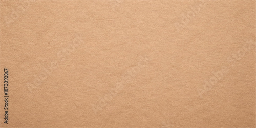 A blank brown cardboard texture background featuring a rough recycled paper surface with an aged vintage grunge pattern on an empty antique parchment material