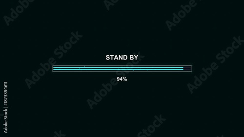 Wallpaper Mural Modern progress bar animation displaying waiting status with clear progress indicator Torontodigital.ca