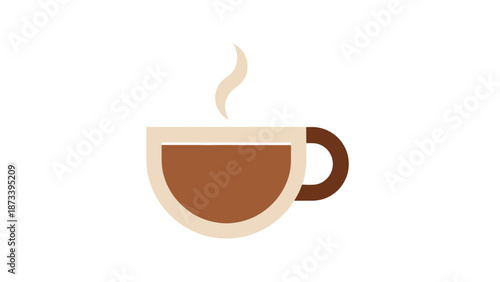 A steaming cup of coffee sitting on a table