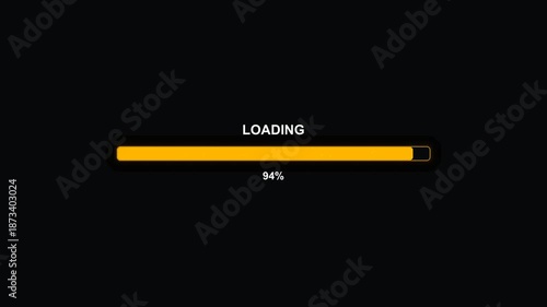 Wallpaper Mural Modern loading animation with progress bar showing completion status during waiting periods Torontodigital.ca