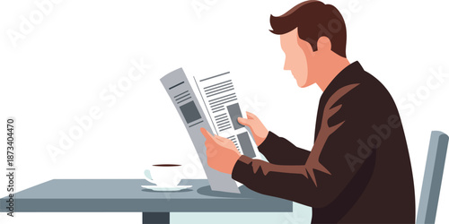 Isometric vector illustration of a modern library and coworking space with people studying working on laptops and reading books in an organized interior room set